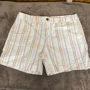 Striped dress shorts size 14
